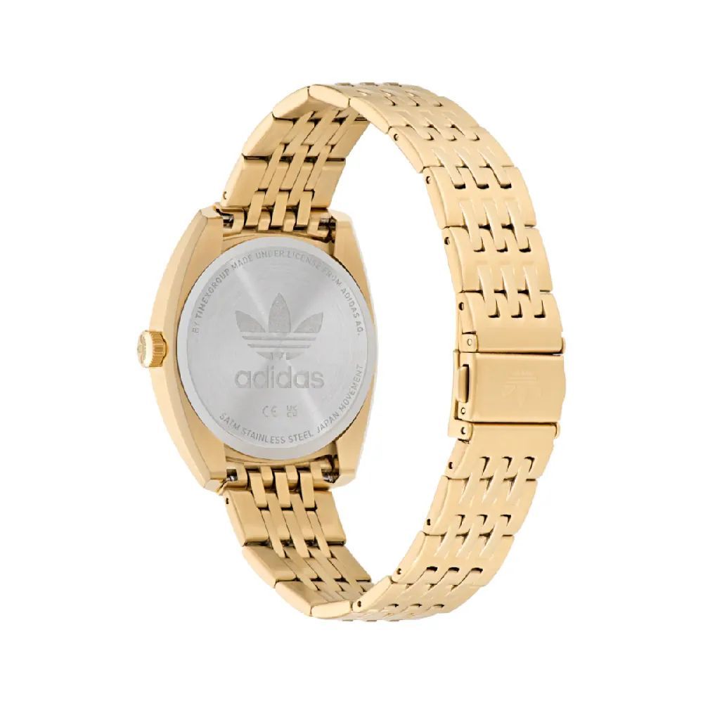 Adidas Gold Stainless Steel Bracelet Watch