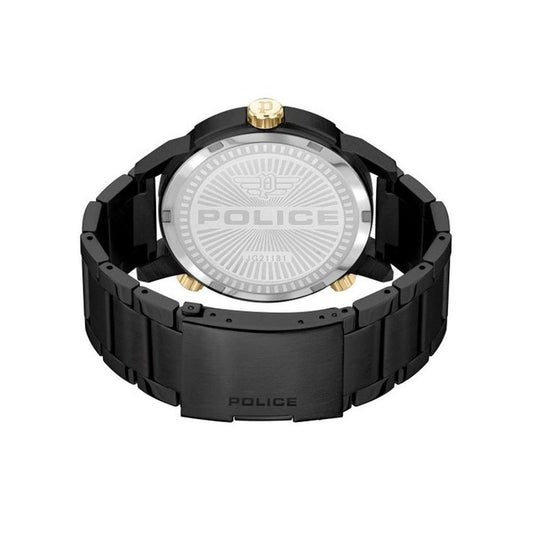 Police Black Stainless Steel Dress Watch