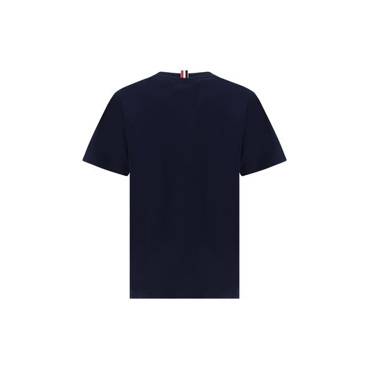 Thom Browne Blue Cotton T-Shirt