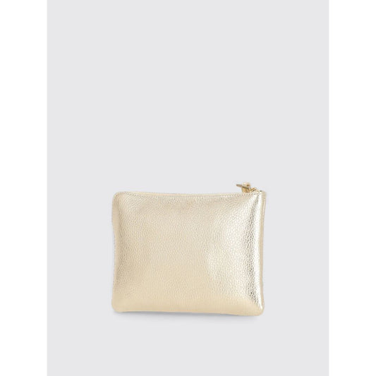 Coccinelle Clutch aus goldfarbenem Leder