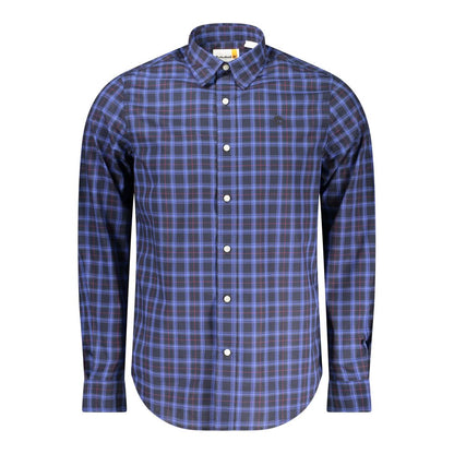 Timberland Blu Cotton Men Shirt