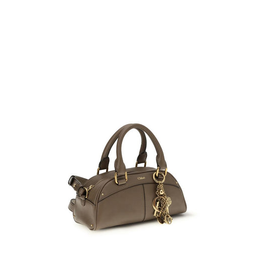 Chloé Gray Calf Leather Bos Taurus Handbag