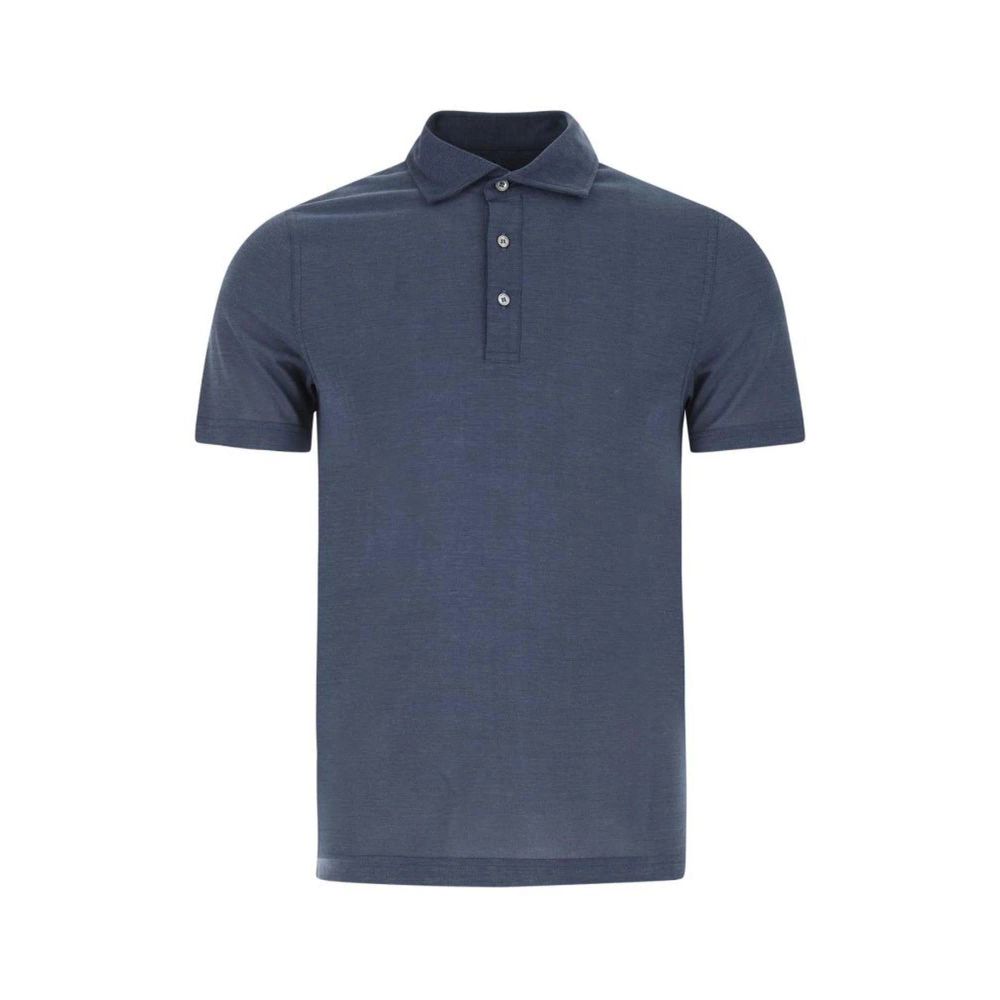 Fedeli Blue Cotton T-Shirt