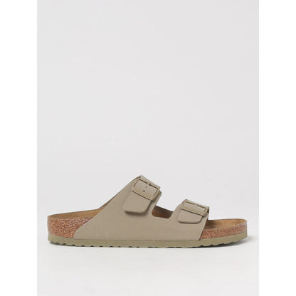 Birkenstock Brown Suede Leather Flat Sandals