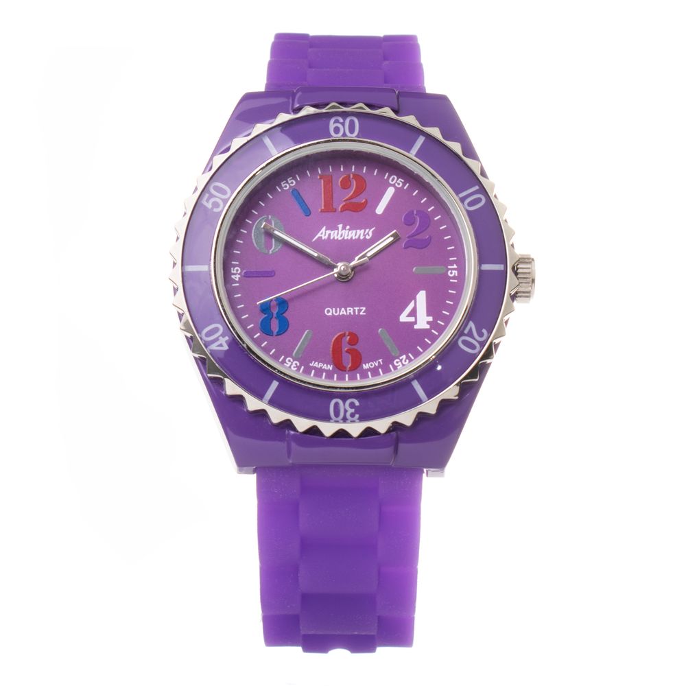 ARABIANS Purple Synthetic Sport Watch