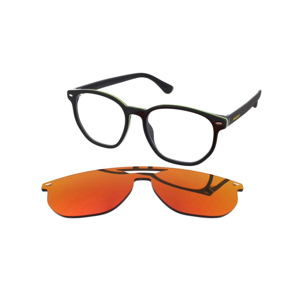 HAVAIANAS Black Acetate Glasses (Frames)