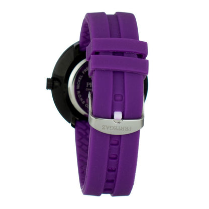PERTEGAZ Purple Rubber Bracelet Watch