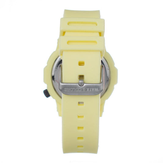 WATXANDCO Yellow Synthetic Digital Watch