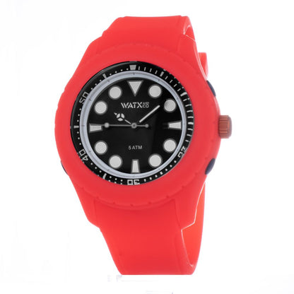 WATXANDCO Red Synthetic Watch