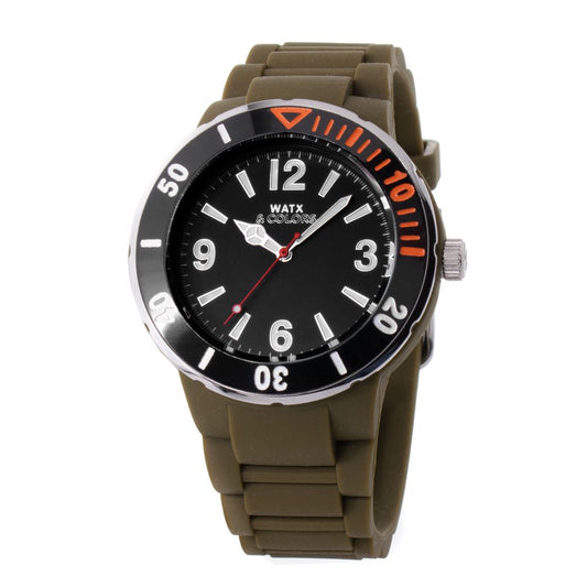 WATXANDCO Green Synthetic Sport Watch