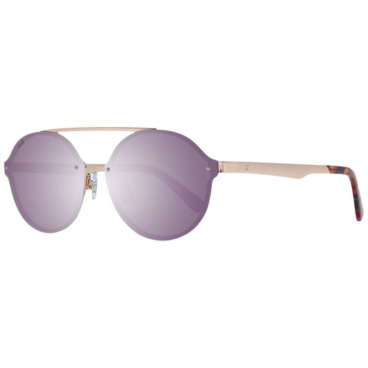 WEB EYEWEAR Gold Metal Sunglasses