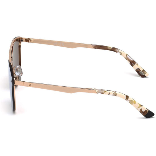 WEB EYEWEAR Pink Metal Sunglasses