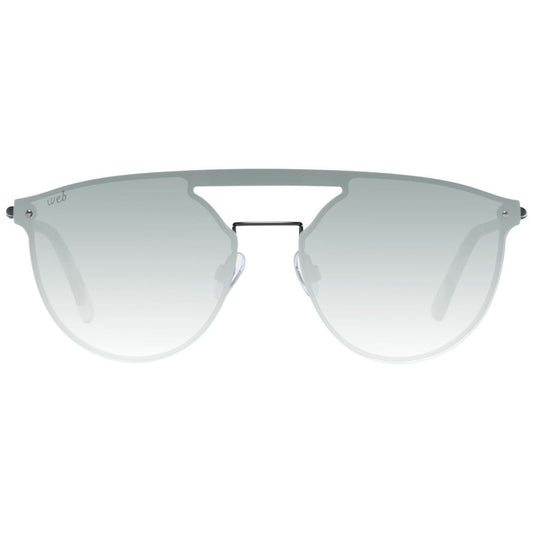 WEB EYEWEAR Black Metal Sunglasses