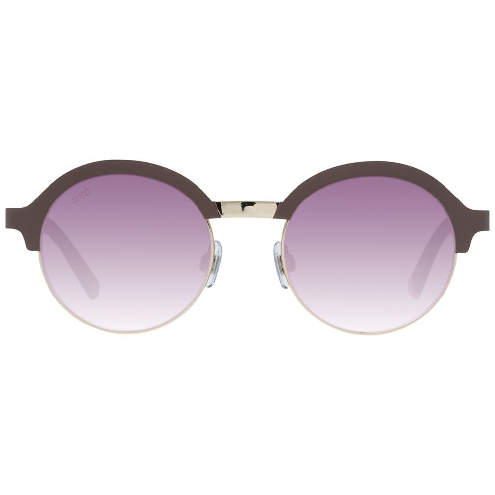 WEB EYEWEAR Gold Metal Sunglasses