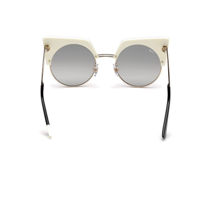 WEB EYEWEAR Black Metal Sunglasses
