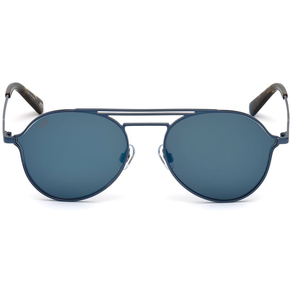 WEB EYEWEAR Blue Metal Sunglasses