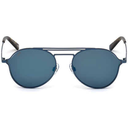 WEB EYEWEAR Blue Metal Sunglasses