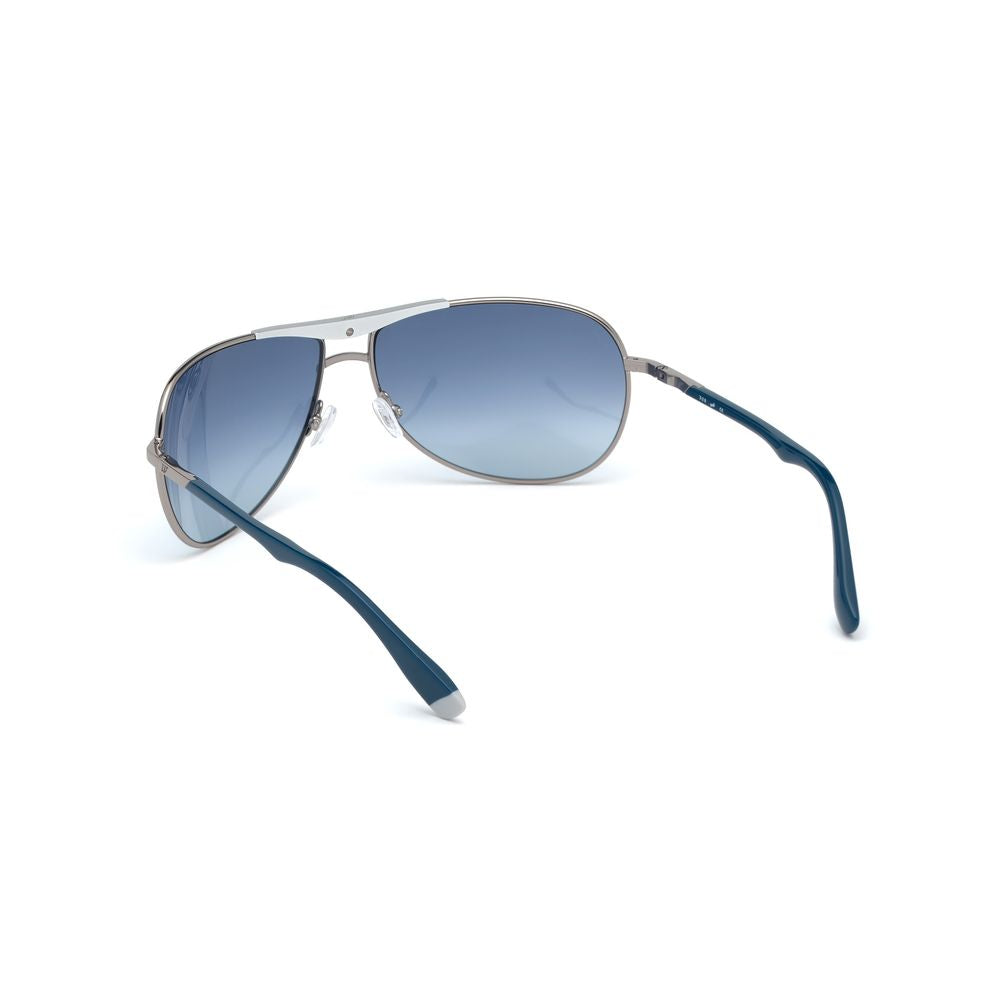 WEB EYEWEAR Gray Metal Sunglasses