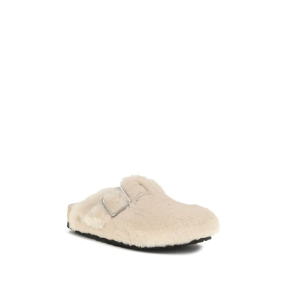 BIRKENSTOCK 1774 Cream Lamb Ovis Aries Aries Mules