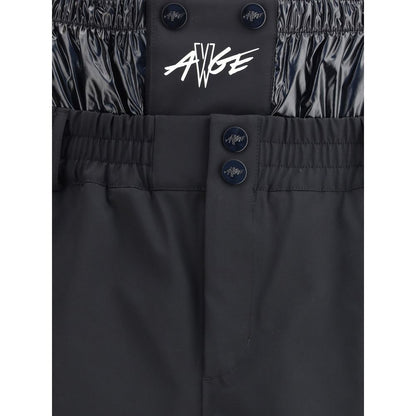 MONCLER x ASAP ROCKY Black Polyamide Bermuda Shorts