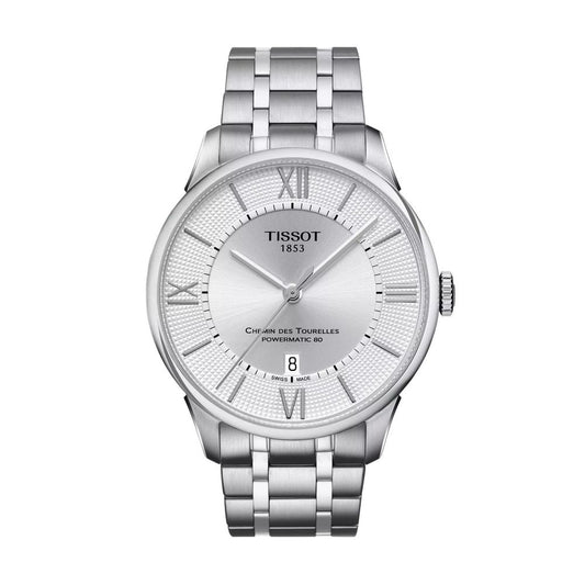 Tissot Gray Stainless Steel Dress Watch