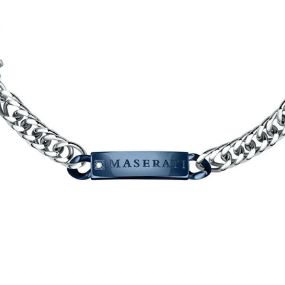 Maserati Gray Stainless Steel Bracelet