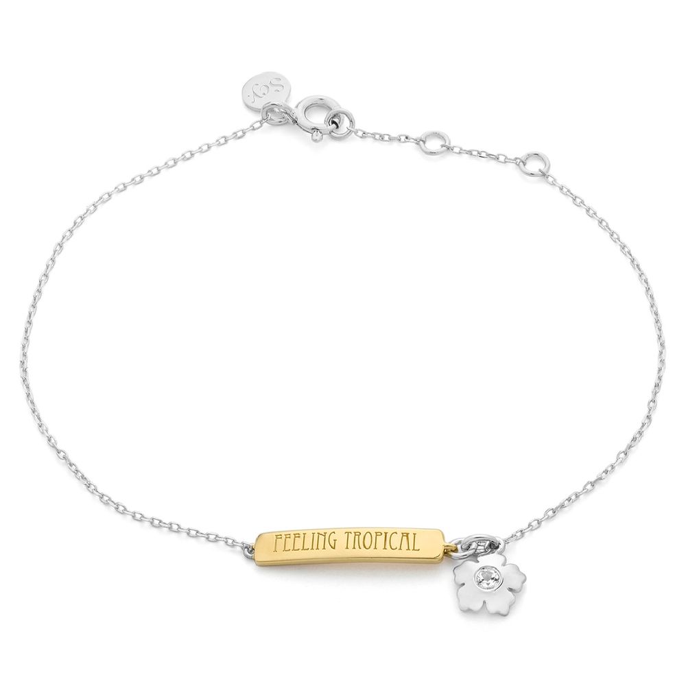 SECRECY Gray Silver Bracelet