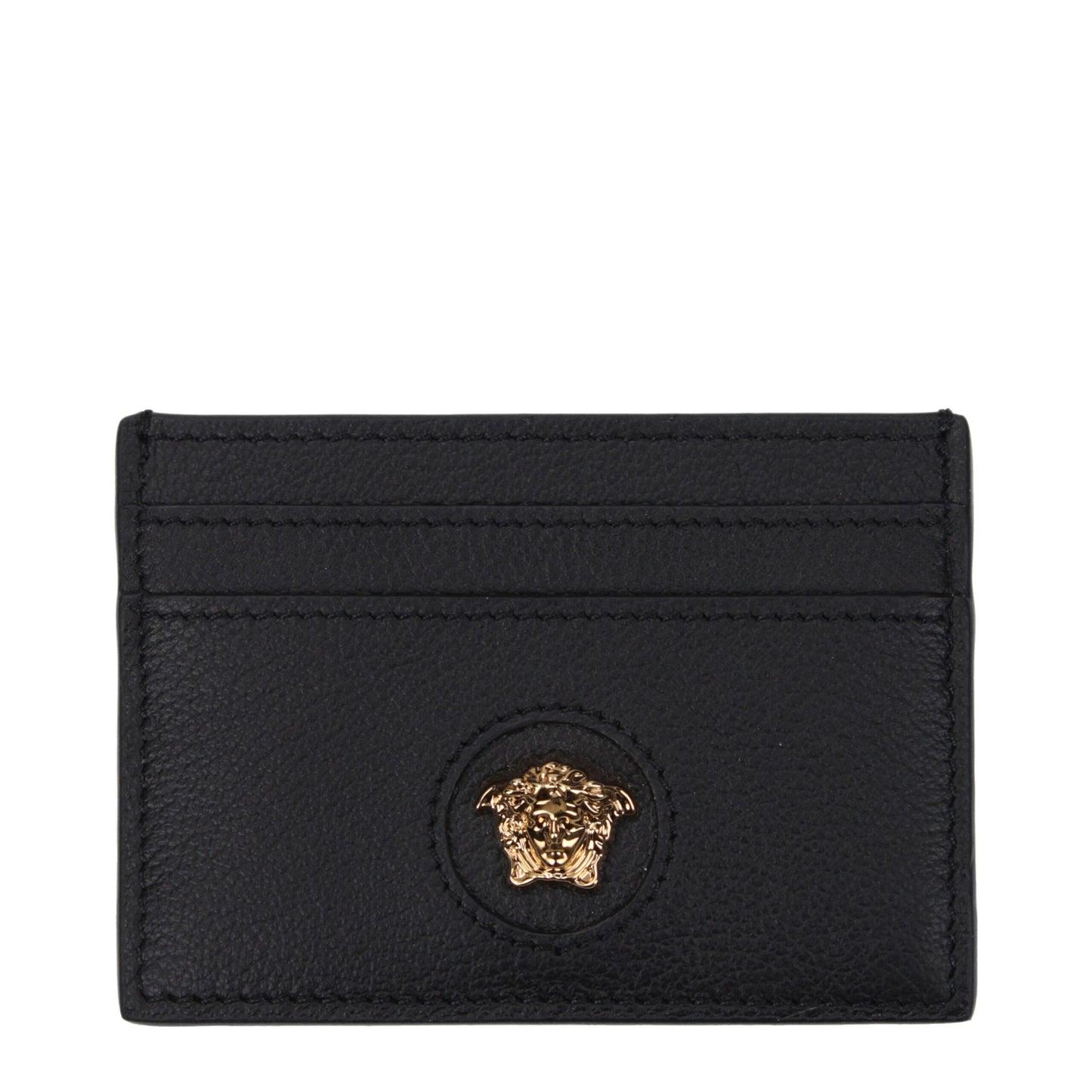 Versace Black Leather Cardholder