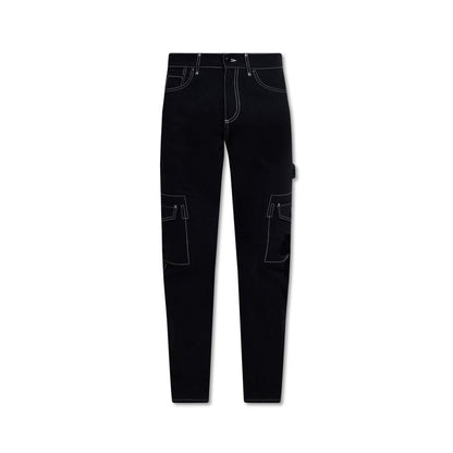 Burberry Black Cotton Cargo Pants