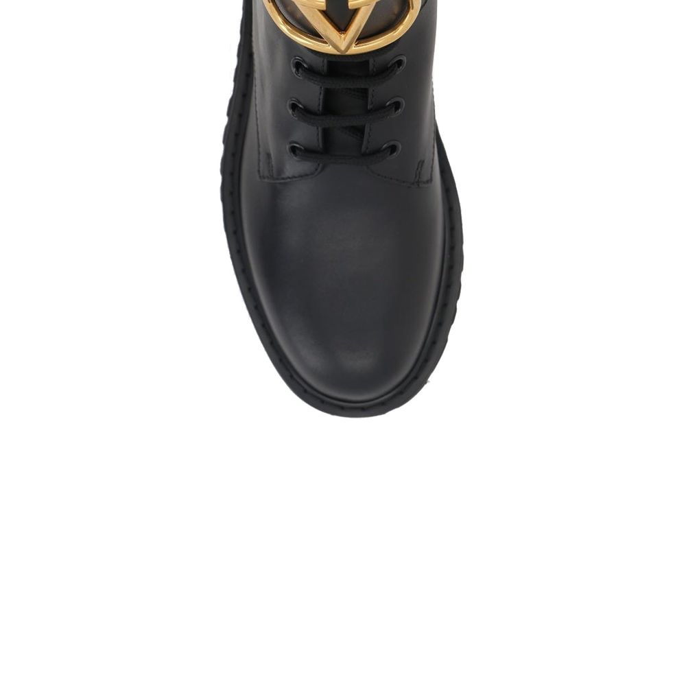 Valentino Garavani Black Calfskin Boots