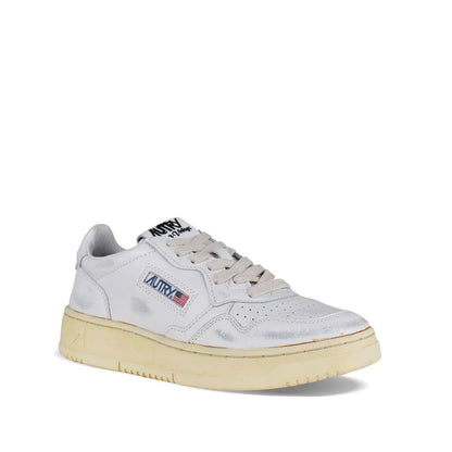 Autry White Leather Sneakers
