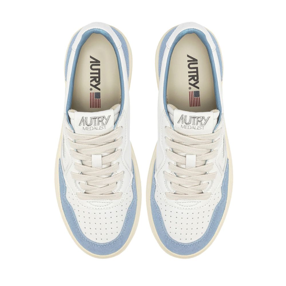 Autry White Leather Sneakers
