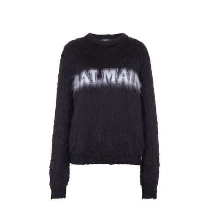 Balmain Black Mohair Sweatshirt