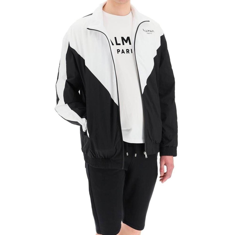 Balmain Black Polyamide Shell Jacket