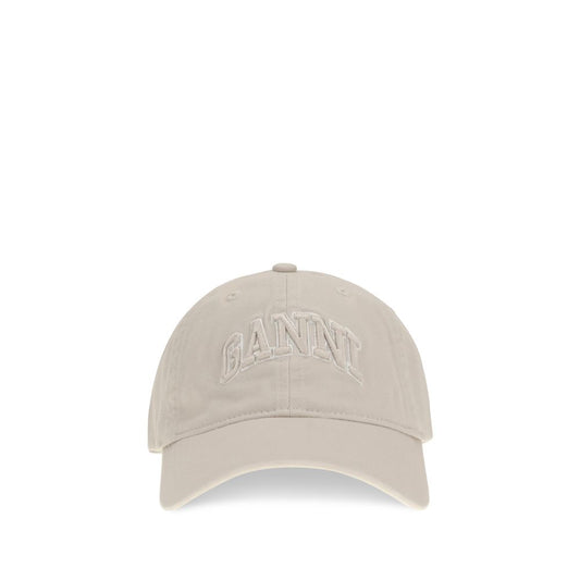 Ganni Beige Cotton Cap (Baseball Hat)
