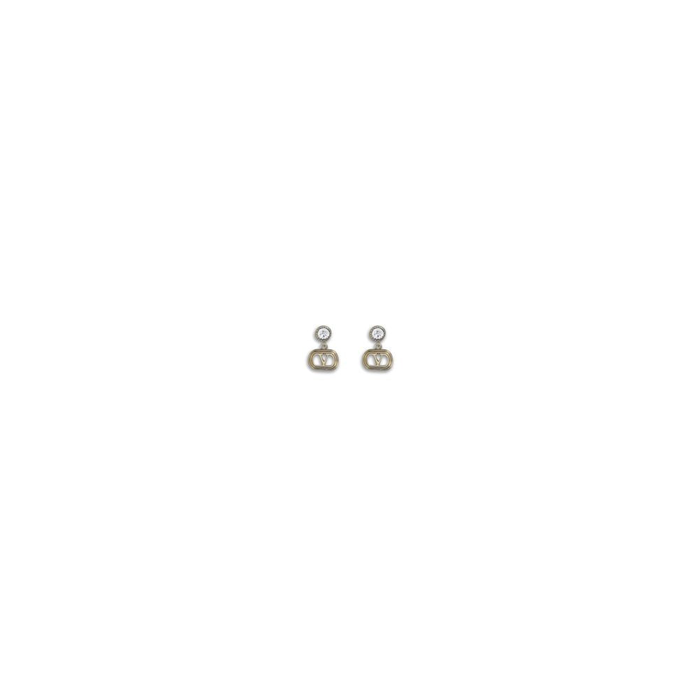 Valentino Garavani Gold Brass Earrings