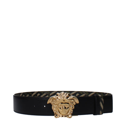 Versace Green Polyester Regular Belt