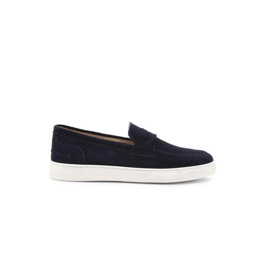 Duca di Morrone Blue Leather Moccassin
