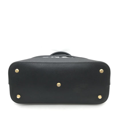 Balenciaga Black Grained Leather Ville Top Handle Bag