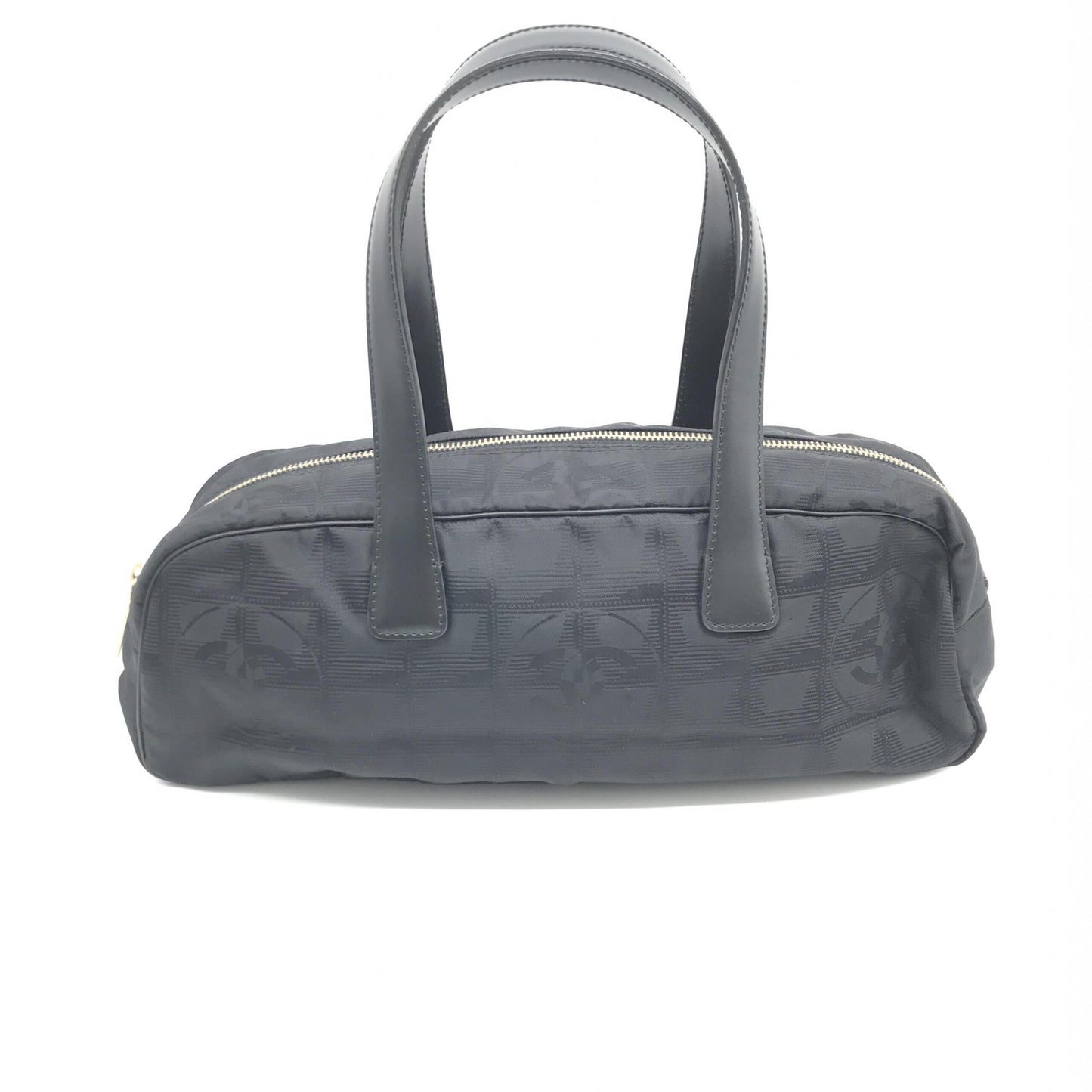 Chanel Black Nylon Travel Handbag