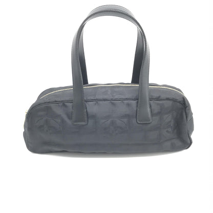 Chanel Black Nylon Travel Handbag