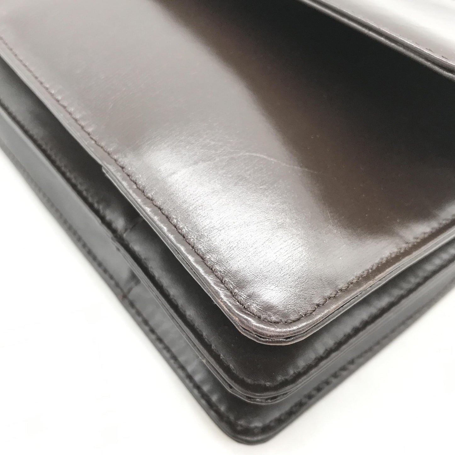 Loewe Black Leather Shoulder Bag