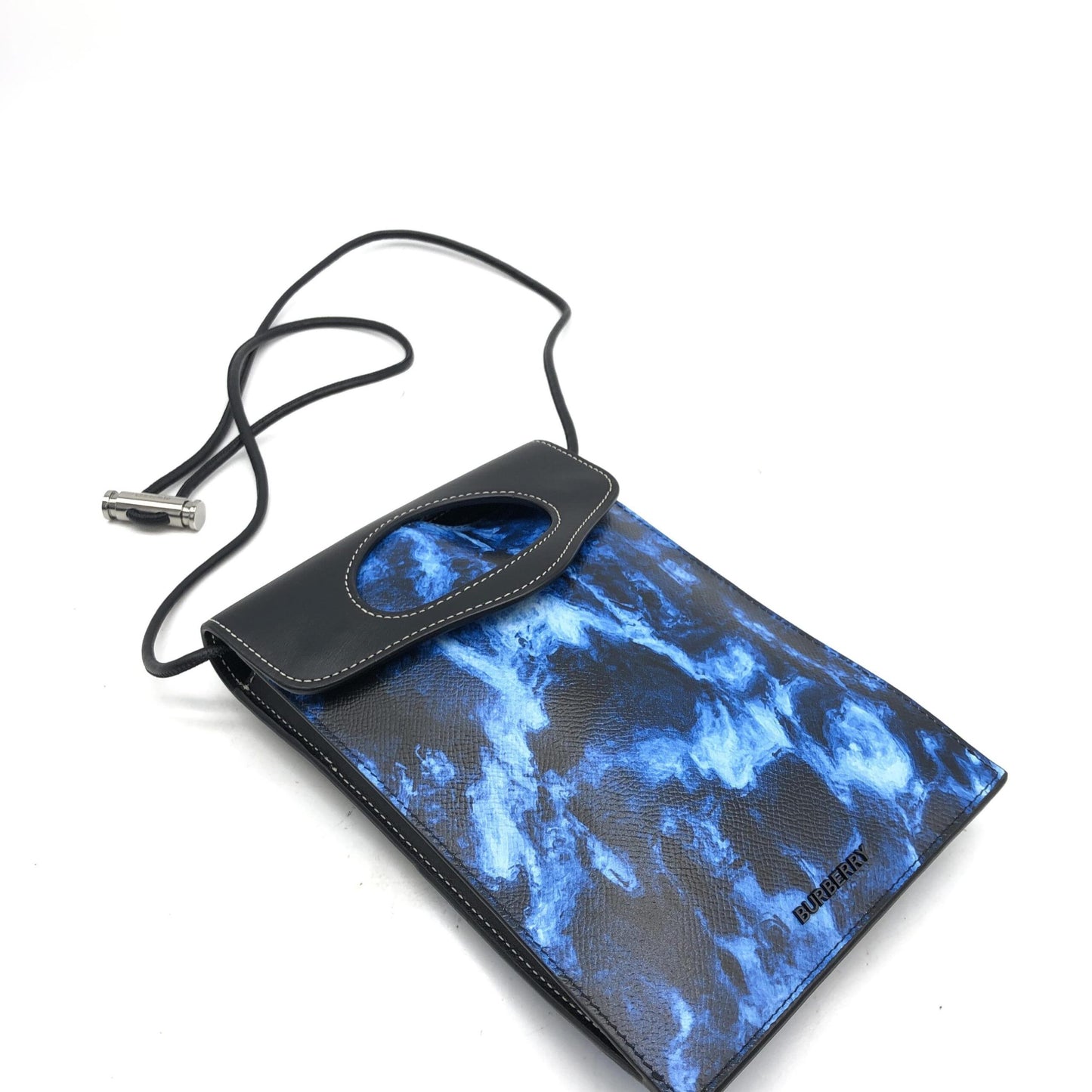 Burberry Blue/Black Pocket Phone Shoulder Bag