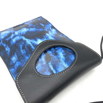 Burberry Blue/Black Pocket Phone Shoulder Bag