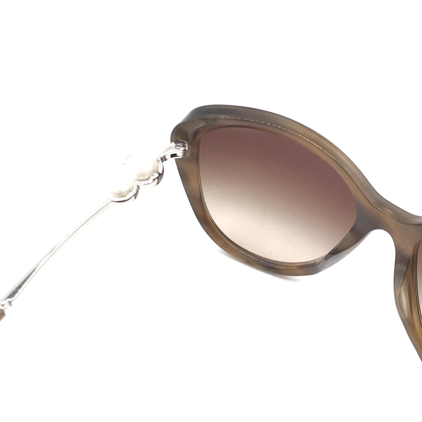 Chanel Cat-Eye Sunglasses With Pearl Detailing