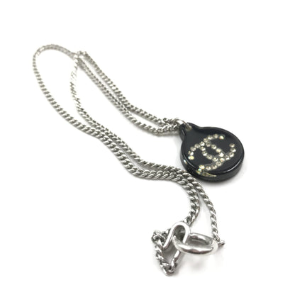 Chanel Coco Mark Rhinestone Necklace