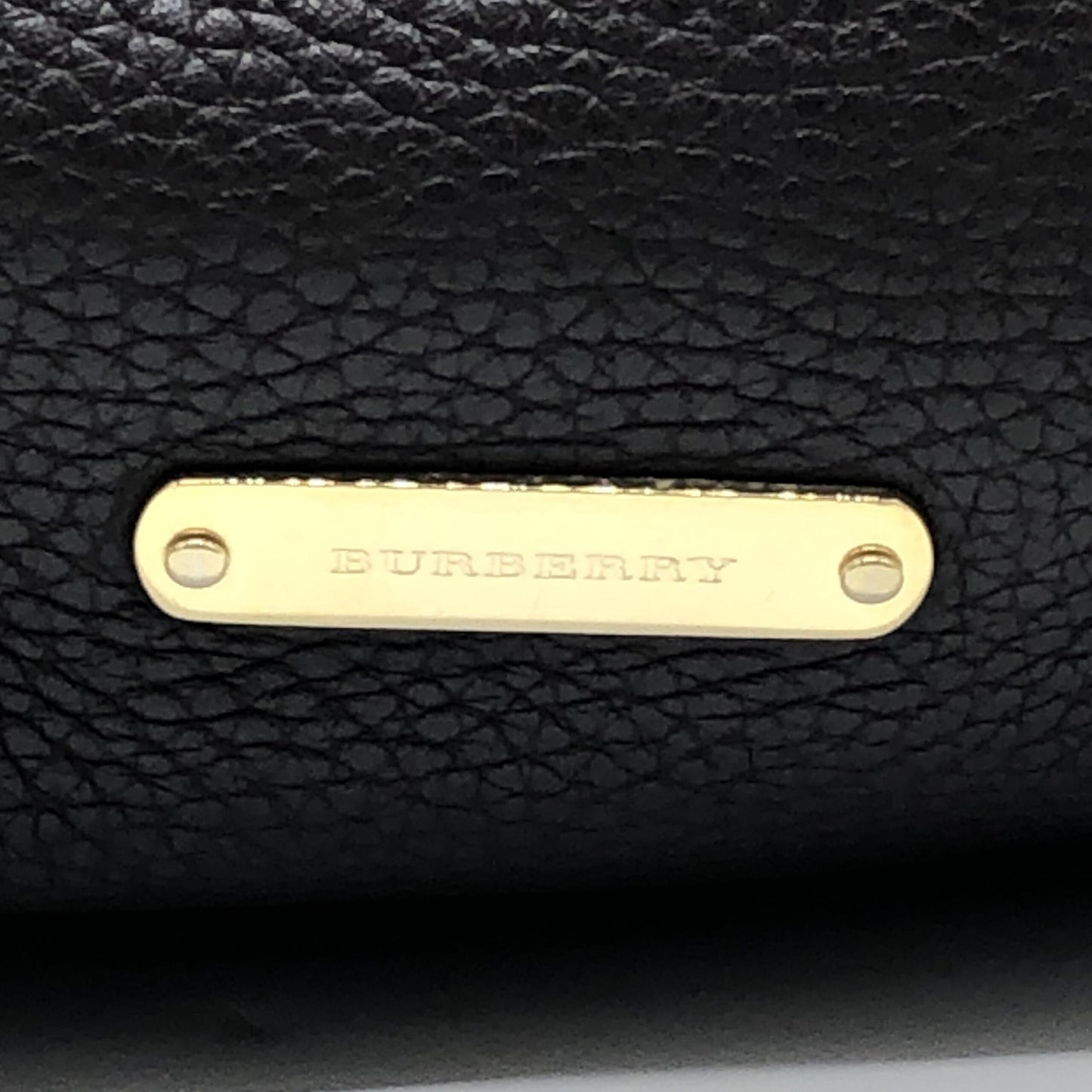 Burberry Dark Leather Tote