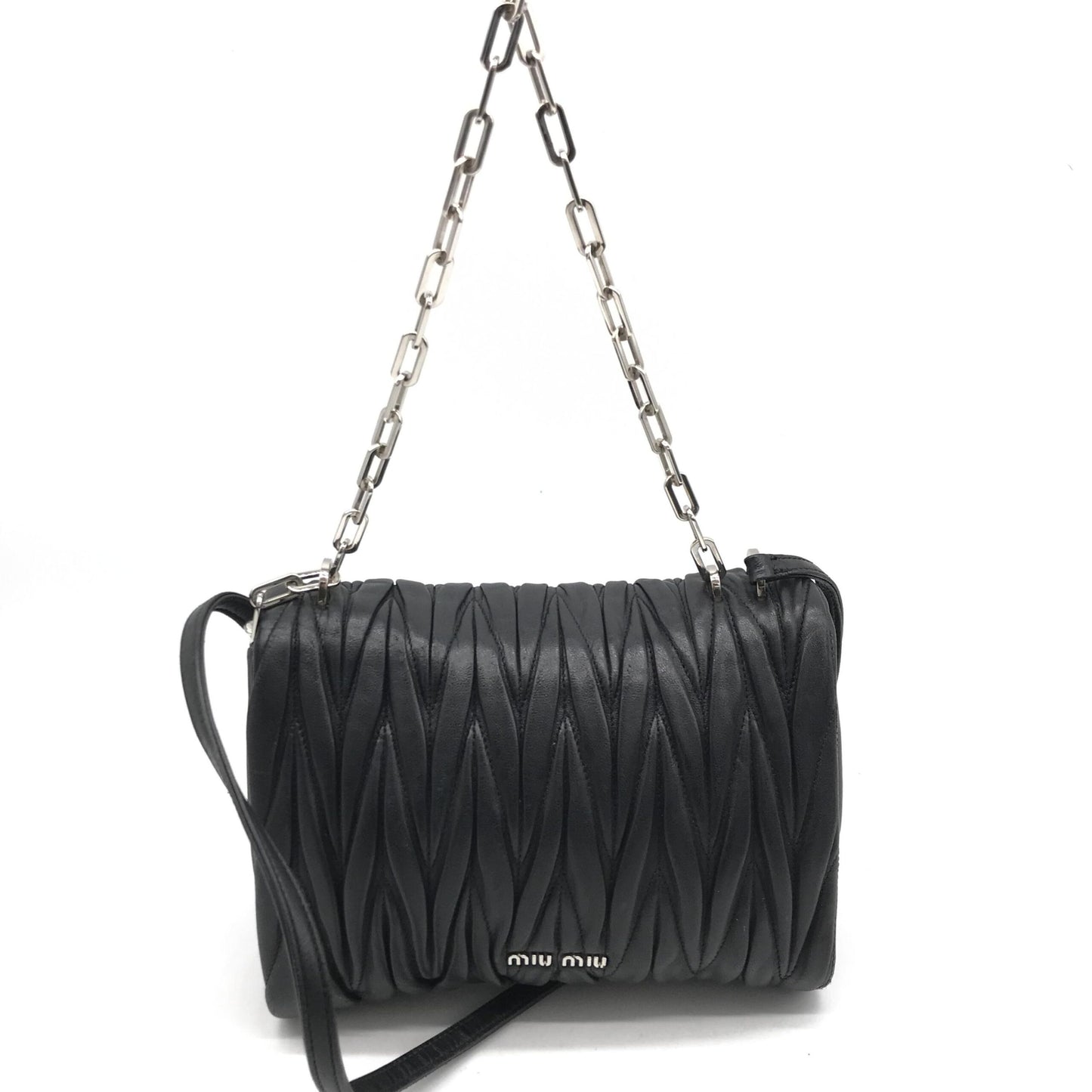 Miu Miu Matelasse Chain Shoulder Bag