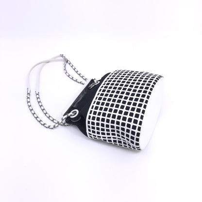 Chanel Mesh And Leather Bucket Bag