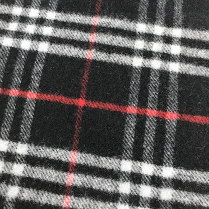 Burberry Nova Check Wool Scarf With Fringe